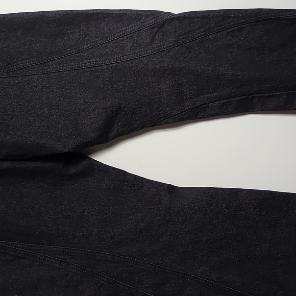 ZARA Panelled Slim in Black Straight Leg Slim Jeans in Size 10/ 42 - Picture 13 of 16